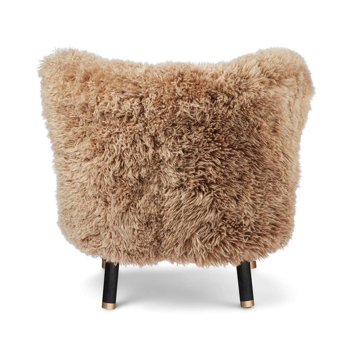 Emil Lounge Chair | Long Wool Honey