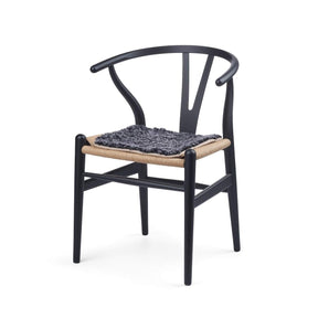 Short Wool Sheepskin Seat Cover Zero Waste Anthracite