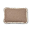 Short-Wool Sheepskin Cushion | SW trim | 52x52 cm | 34x52 cm Beige/Pearl
