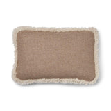 Short-Wool Sheepskin Cushion | SW trim | 52x52 cm | 34x52 cm Beige/Pearl