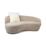 Toscana Lamb Cushion | Long Wool | Doublesided White