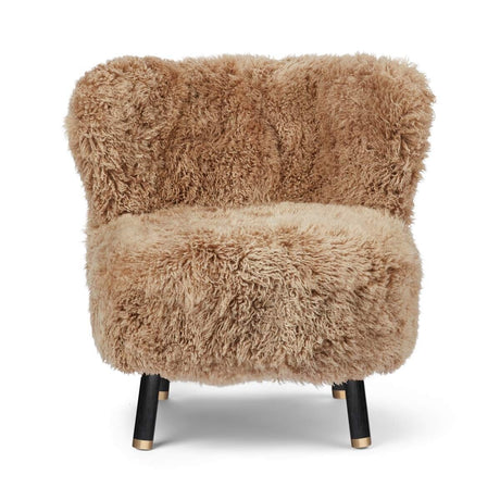 Emil Lounge Chair | Long Wool Honey