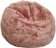 Round Sheepskin Bean Bag | Long Wool | Large