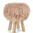 Tibetan Stool Cover | Ø35xH17 cm Warm Sand
