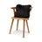 Sheepskin Cushion | Long Wool | New Zealand | 40x40 cm Black