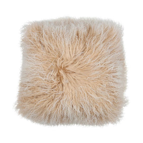 Curly Sheepskin Cushion | Doublesided | 56x56 cm | 40x40 cm Arctic Sunrise