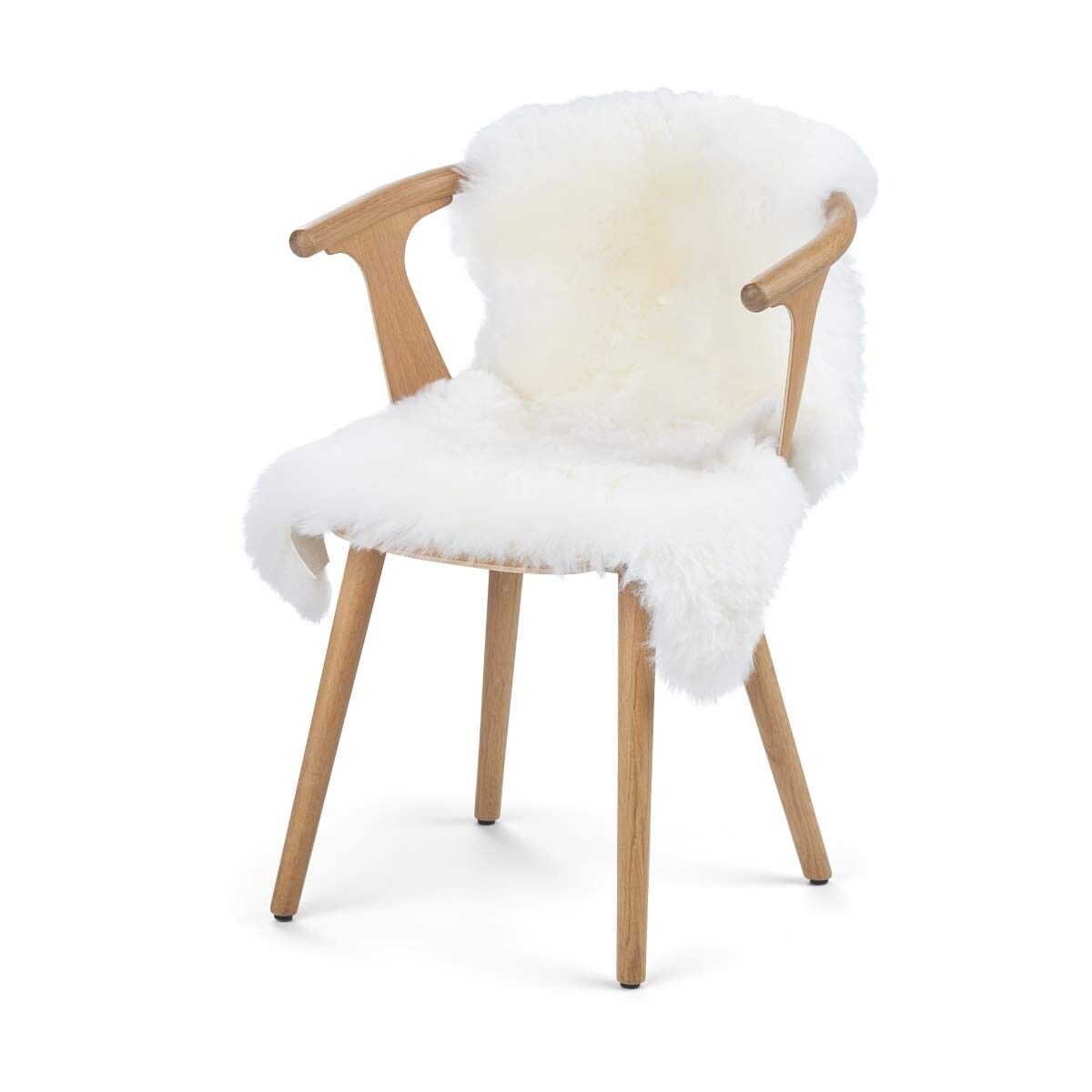 UK Sheepskin | Short Wool | Natural Colors | 90-100 cm Off White