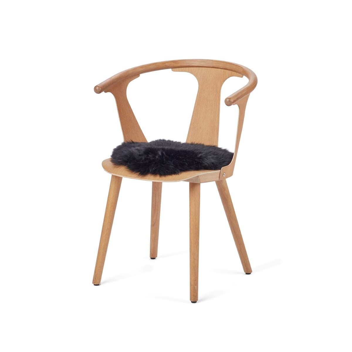 Seat Cover | Long Wool | New Zealand | D34 cm