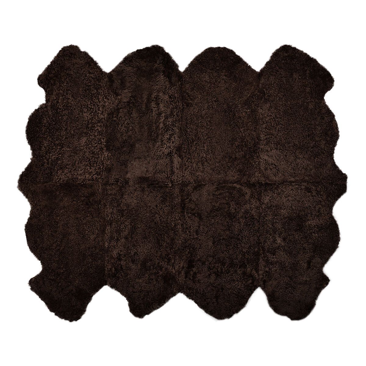 Premium | New Zealand Sheepskin | Short Curly Wool | Rug 180x214 cm Cappuccino