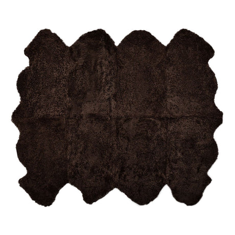 New Zealand Sheepskin | Short Curly Wool | Rug 180x214 cm Cappuccino