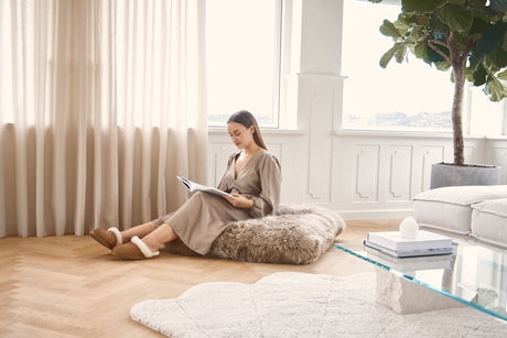 Nordic Sheepskin Slipper Chocolate