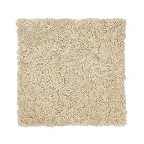 Short Wool Seat Cover | New Zealand | 40x40 cm Moon Light