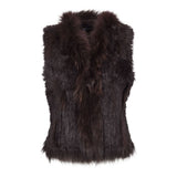 Anna Vest Dark Brown