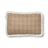Wool Cushion | Doublesided | Short Wool trim | 52x52 cm | 34x52 cm Oatmeal-Beige/Ivory
