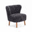 Emil Lounge Chair | Short Wool Anthracite
