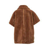 Antonella Poncho Teddy Brown