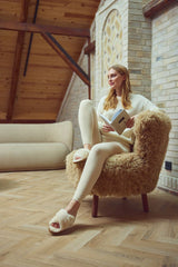 Emily Lounge Chair | Long Wool