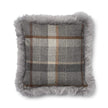Wool Cushion | Doublesided | Long Wool trim | 52x52 cm