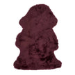 Premium Quality | New Zealand Sheepskin | Long Wool | 115x60 cm Aubergine