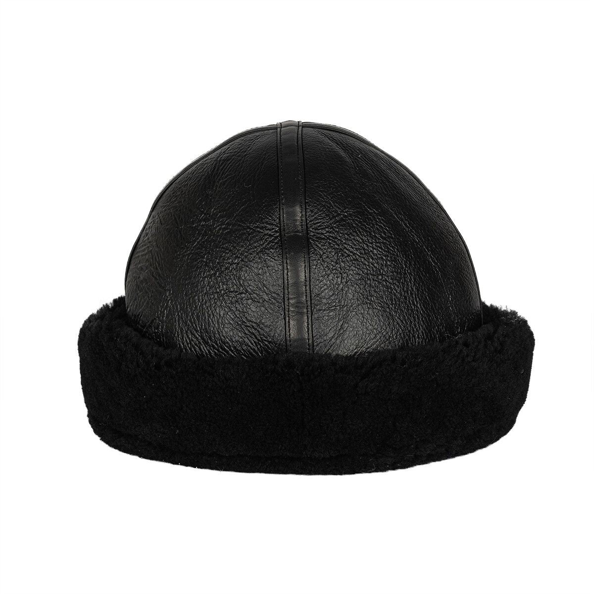 Smilla Hat | Doubleface Sheepskin Black