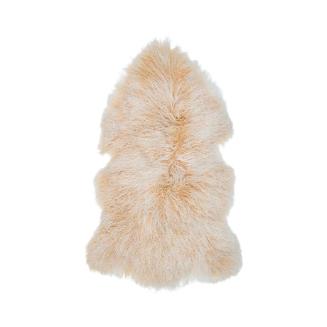 Curly Sheepskin | Mongolian | 85x50 cm Arctic Sunrise