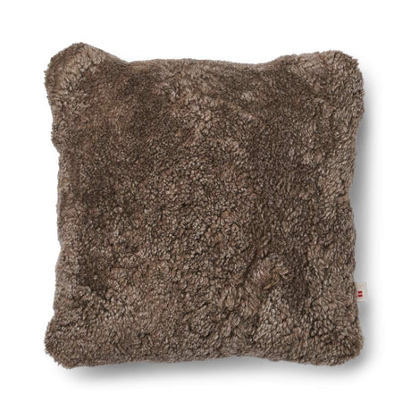 Short Wool Sheepskin Cushion | Two-sided |52x52 cm  | 34x52 cm  Beige/Taupe