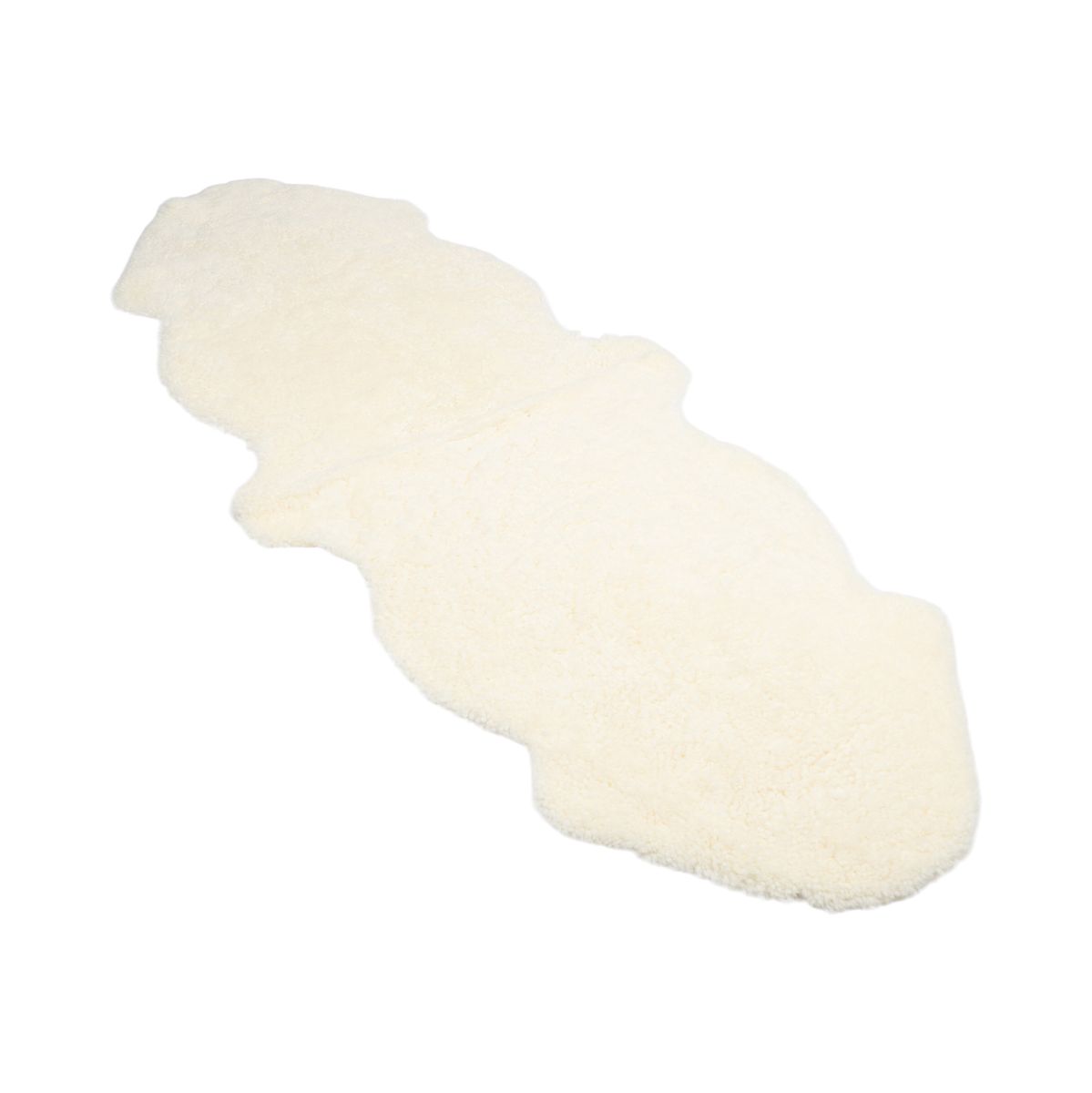 Double Sheepskin |Short Wool | New Zealand | 160x60 cm White
