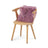 Sheepskin Cushion | Tibet | 40x40 cm Grape Purple