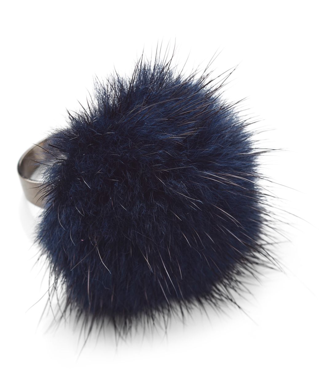 Ring Pom Pom Navy