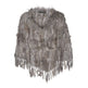 Noa Poncho Natural Grey