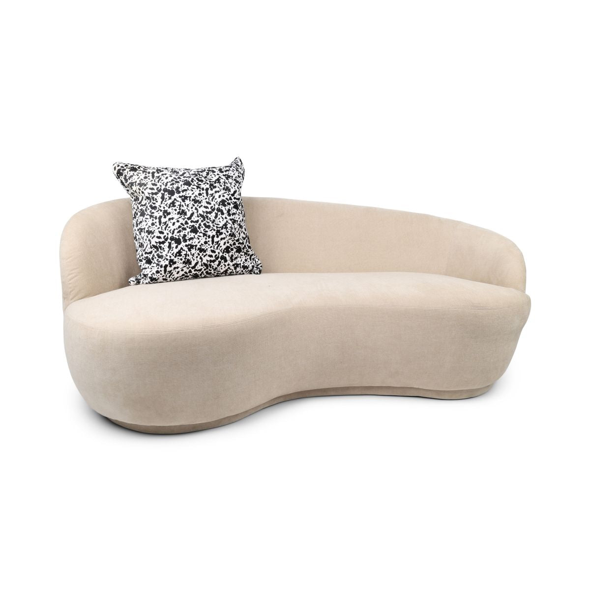 Premium Cowhide Cushion | Doublesided | Pattern  White/Black Cow Print