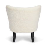 Emily Lounge Chair | Short Wool Ivory