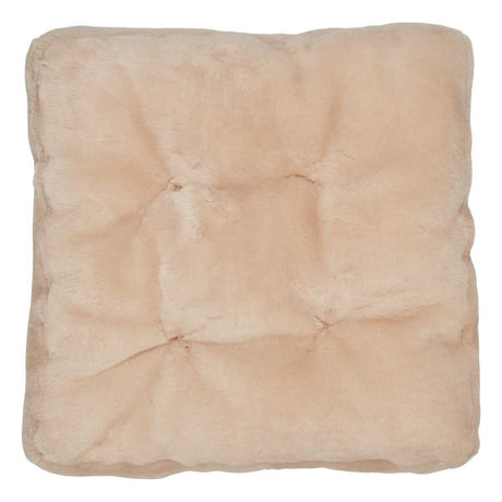 Moccasin Seat Cover | Calfleather backing Chestnut