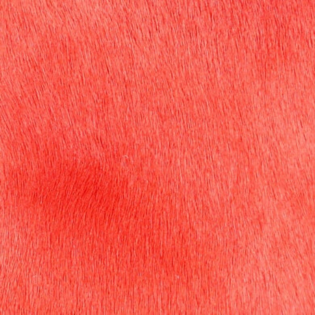 Premium Cowhide Cushion | Doublesided | Pattern  Coral Peach