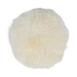 Long Wool Sheepskin Seat Cover 2 Pack | Ø35 cm