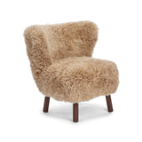 Emily Lounge Chair | Long Wool Honey