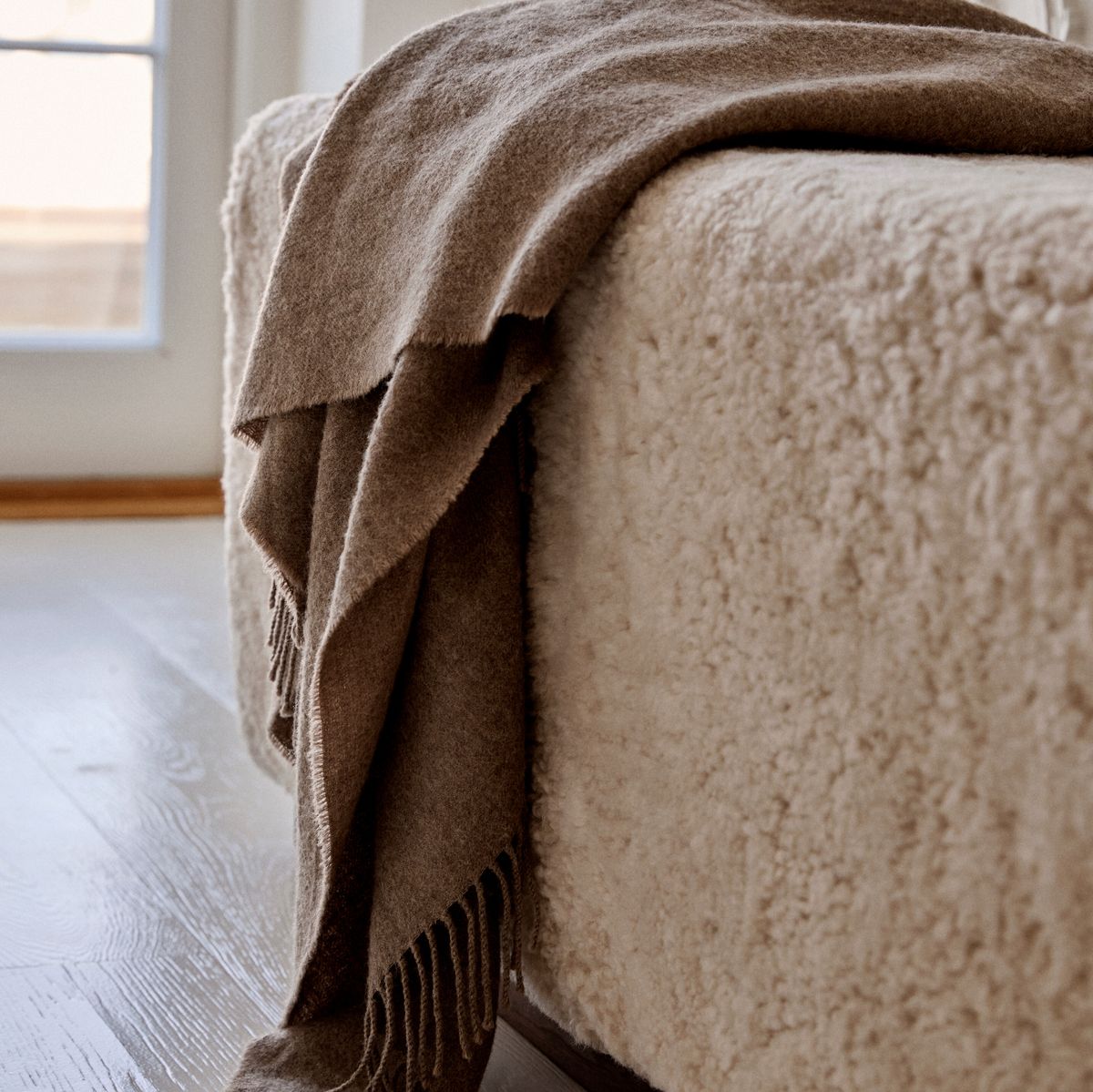 Amanda Throw | Alpaca Wool Dark Grey