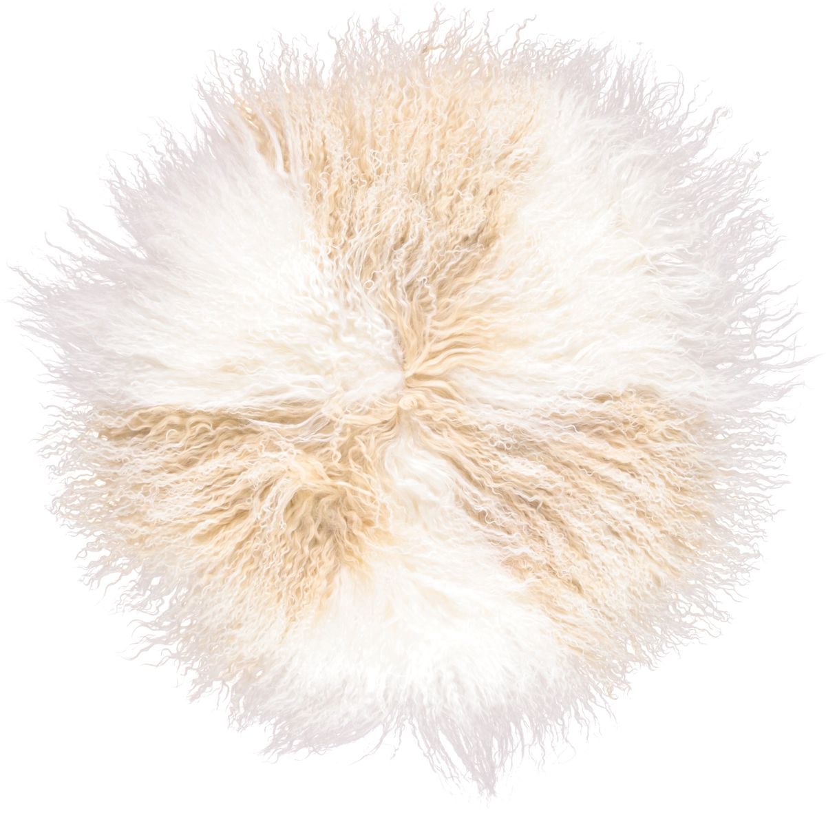 Curly Cake Cushion | Ø38 | Ø45 cm | Ø62 cm Arctic Sunrise/Ivory