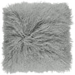 Mongolian Curly Cushion | 40x40 cm Light Grey