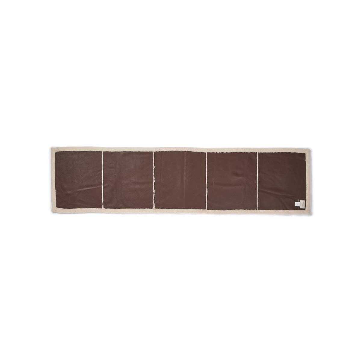 Addison Throw | Double Face Sheepskin | Short Wool Choco/Beige