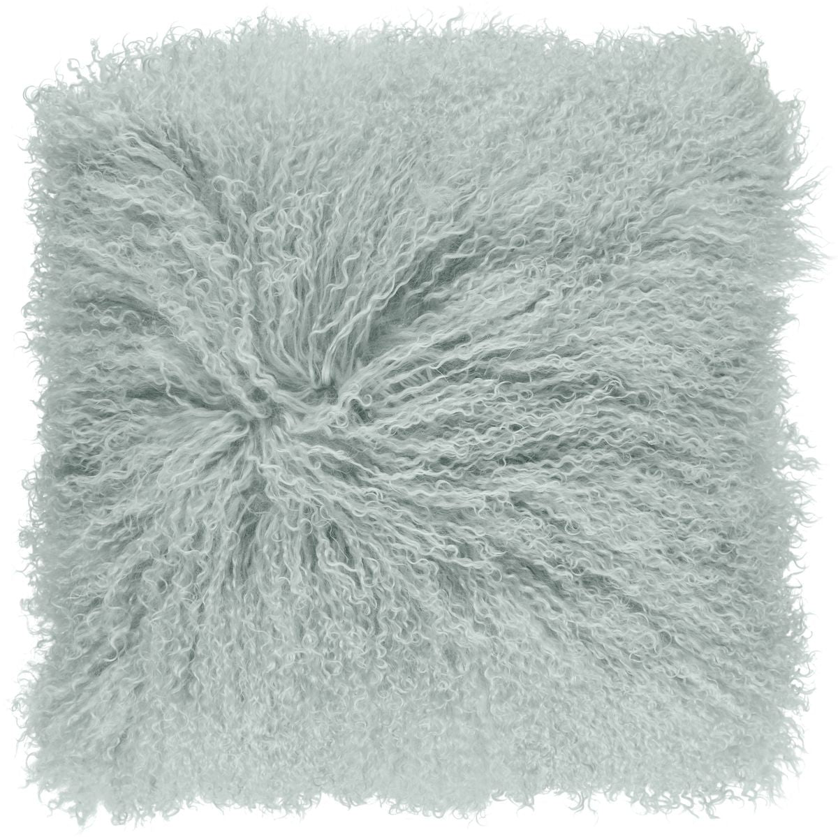 Mongolian Curly Cushion | 40x40 cm Mint
