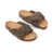 Lilly Cross Slipper Taupe