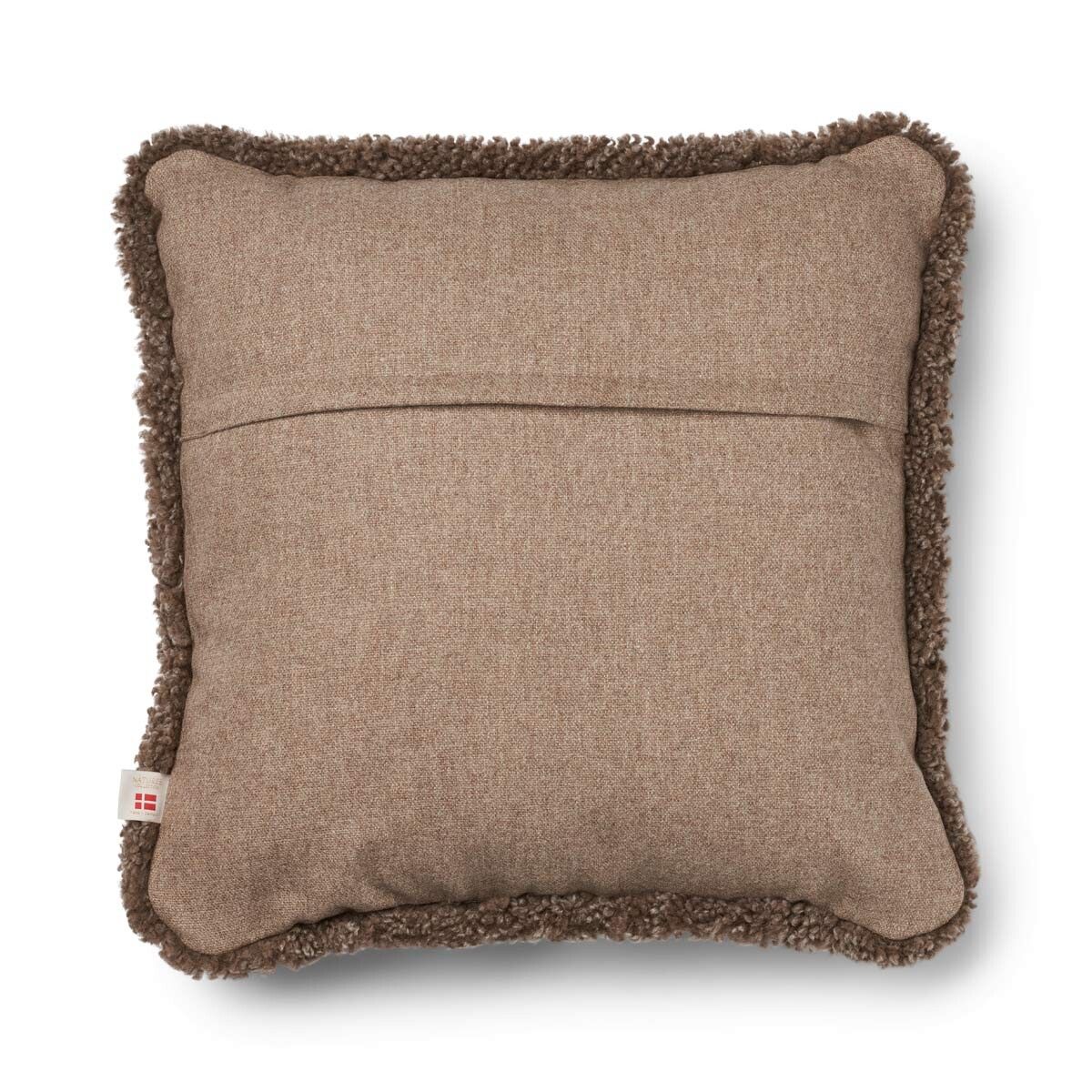Short-Wool Sheepskin Cushion | SW trim | 52x52 cm | 34x52 cm Beige/Taupe