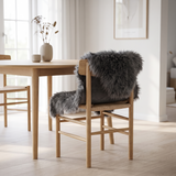 New Zealand sheepskin. 90 cm. Long wool. Premium Quality.
