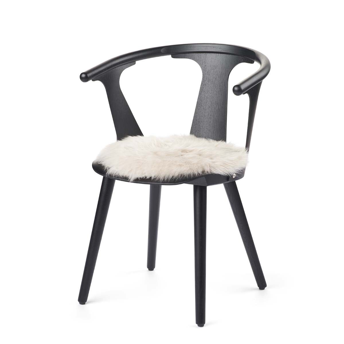 Long Wool Sheepskin Seat Cover | Ø38 cm