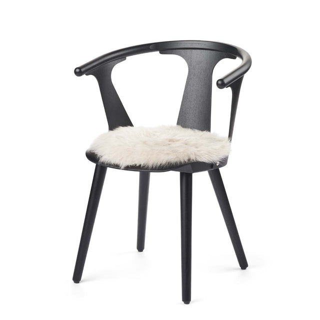 Long Wool Sheepskin Seat Cover | Ø38 cm