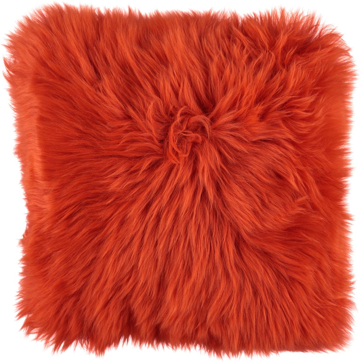 Long-Wool Sheepskin Cushion | 35x35 cm Fiesta