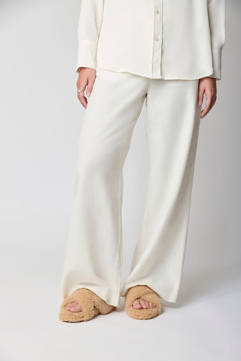 Curly Cross Slipper Honey
