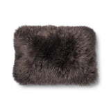 Long Wool Sheepskin Cushion | 52x52 cm | 34x52 cm Brown/Walnut