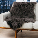 Curly Sheepskin | Tibetan | 85x50 cm Arctic Sunrise